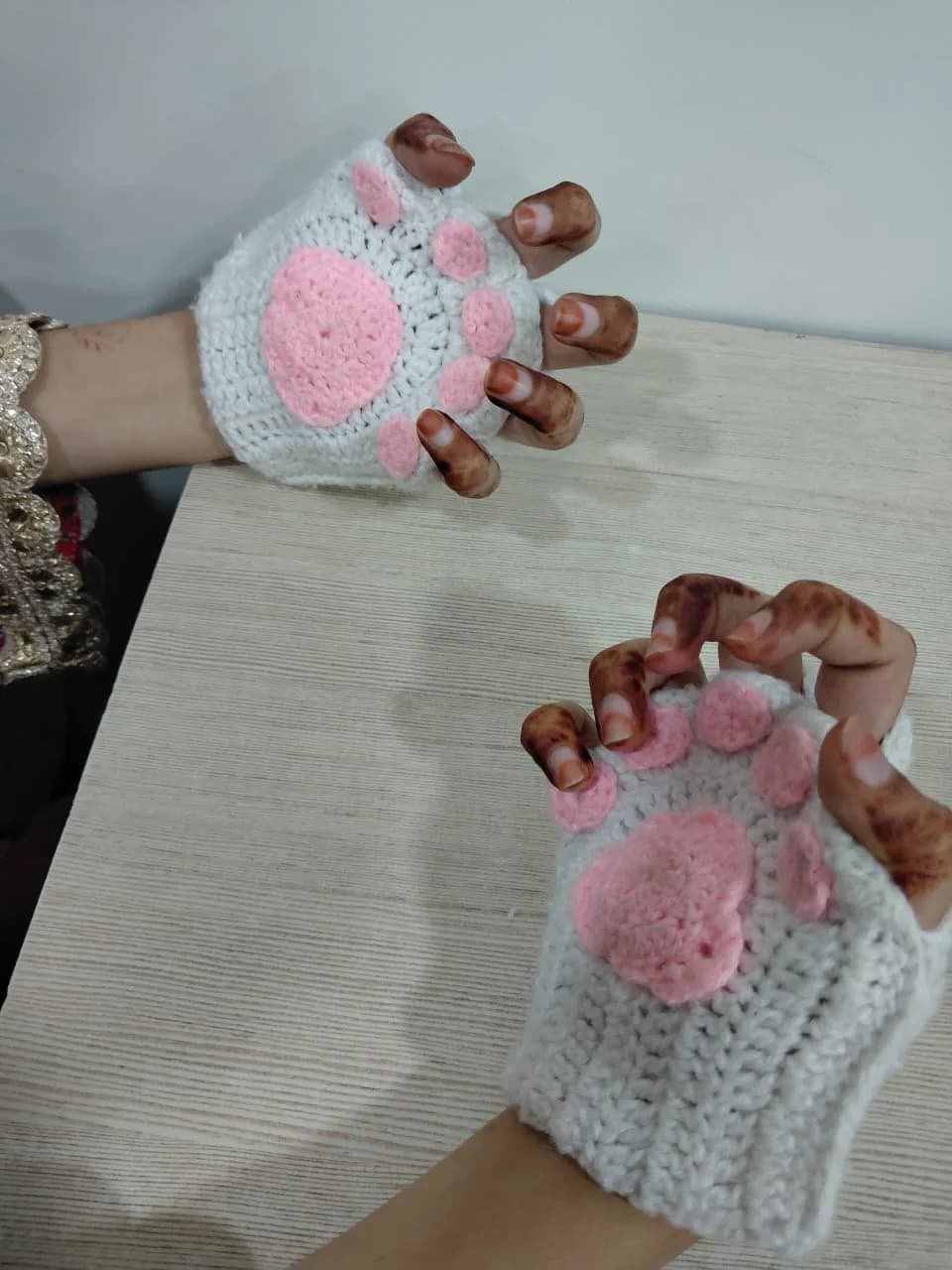 CROCHET MEOW PAWS🧤 — 3