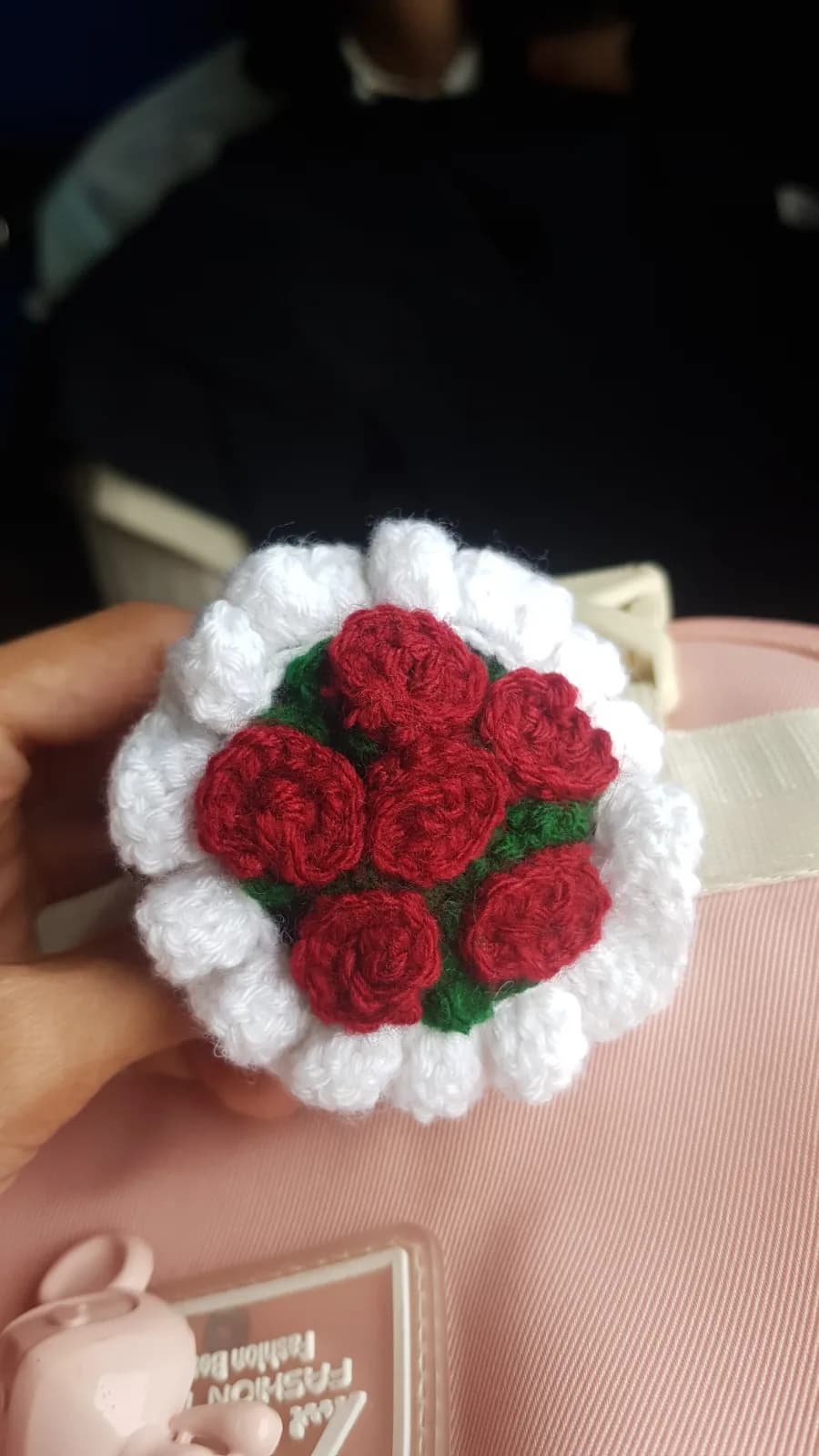 💐 TINY CROCHET BOUQUET CHARM